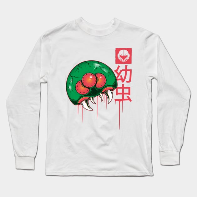 The Larva Long Sleeve T-Shirt by Alundrart